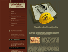 Tablet Screenshot of meridianbuilders.org